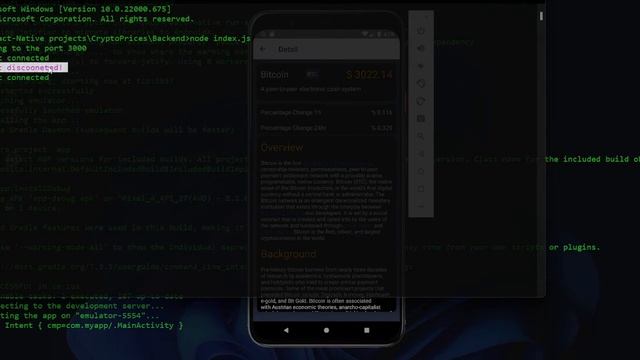 Crypto Price tracker App using React Native | WebSockets | Nodejs смотреть онлайн
