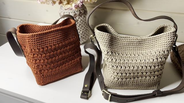 "ШармАн" - авторская сумочка крючком из шнура смотреть онлайн