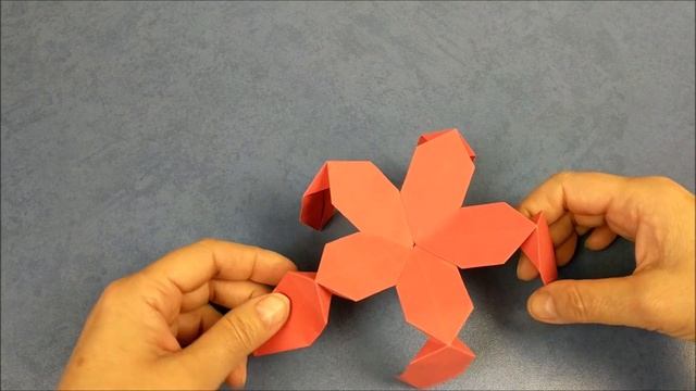 Цветок оригами из бумаги | Origami paper flower смотреть онлайн