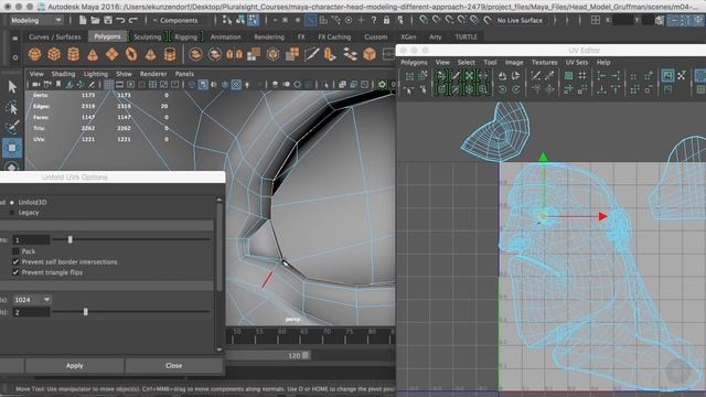 UV Mapping the Half Head смотреть онлайн