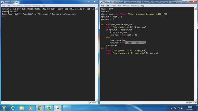 High Low Game in Python using Logical Thought! [Part 4] смотреть онлайн