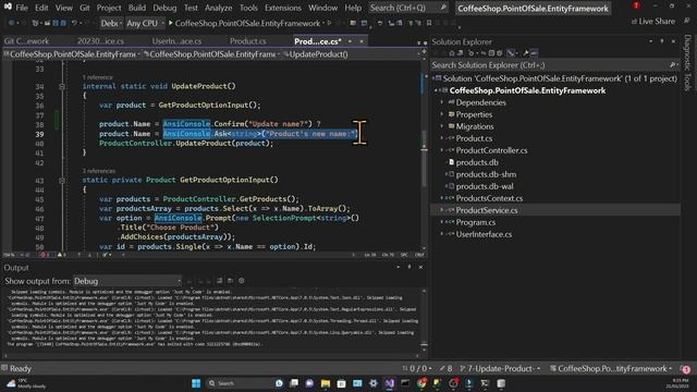 Entity Framework Core for Beginners: Point of Sale Console App - Part 8 - Adding Property to Model смотреть онлайн