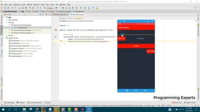 #1 Online Music Player App using Firebase + Backend using Android Studio смотреть онлайн