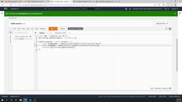 Reading S3 information using Lambda | Lambda Triggers with S3 | Code With Soumyajeet смотреть онлайн