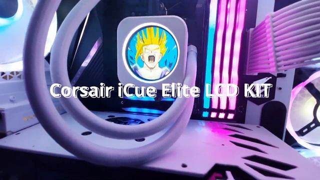 iCUE ELITE White (Painted) LCD CPU Cooler Upgrade Kit смотреть онлайн