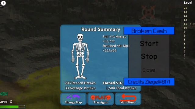 Roblox Acreus X script break bones simulator GUI script смотреть онлайн