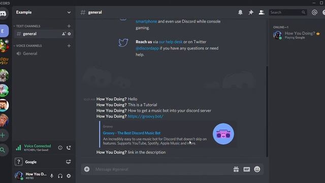 How To Add A Music Bot (Discord Groovy) смотреть онлайн