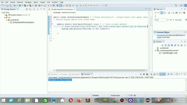 Java Tutorial for Beginners | Class 1 | Java Syntax and Comments | Java Full Course смотреть онлайн