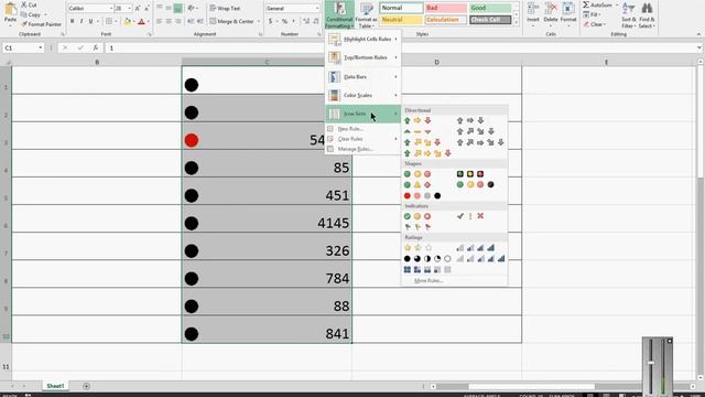 How to use Icon Sets in Microsoft Excel 2013 смотреть онлайн