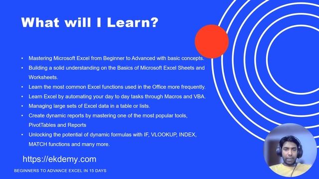 Beginners to Advance Excel in 15 Days Course Intro - Full Video смотреть онлайн