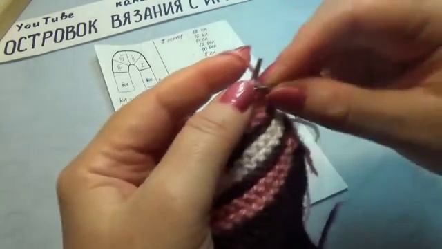 #419 ШИКАРНЫЕ ТАПОЧКИ СПИЦАМИ ЧАСТИЧНЫМ ВЯЗАНИЕМ. МАСТЕР КЛАСС. Knitted slippers. Master class смотреть онлайн