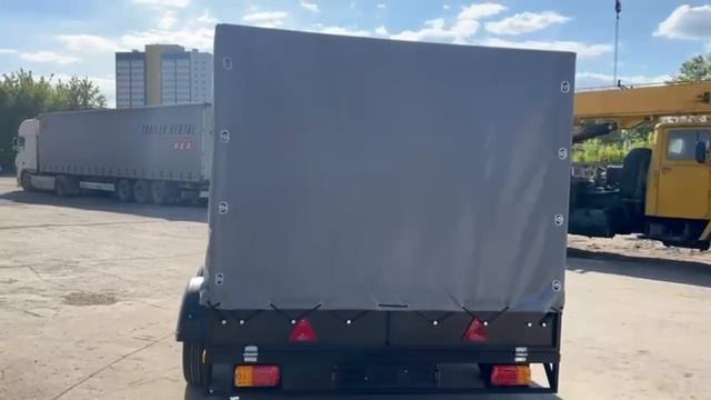 Прицеп 3,5*1,8 для багги с графитовым тентом смотреть онлайн