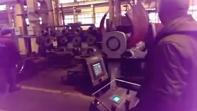 Гибка конической детали на горячо на вальцах Roccia srl большой конус смотреть онлайн