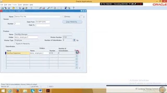 038 - How to Setup Position Based hierarchy in Oracel EBS - Oracle EBS training смотреть онлайн