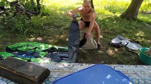 Review the  CHEAPEST KAYAK  Intex Challenger K1. Обзор самого дешевого надувного каяка. Вес 11 кг.