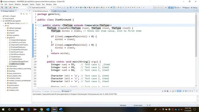 Generic Methods - JAVA смотреть онлайн