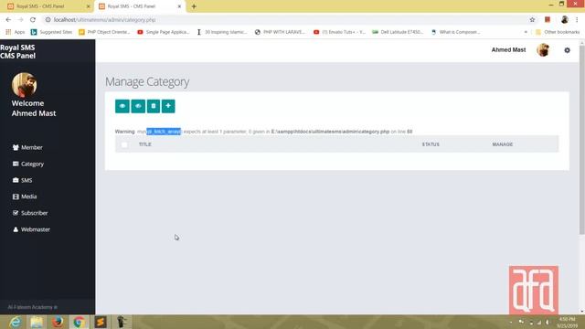 Episode 4- Basic PHP - View data from mysql table смотреть онлайн