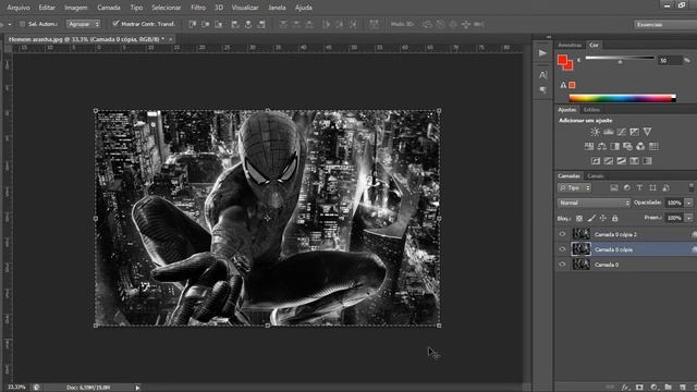 Como fazer efeito 3D em fotos ou imagens. Tutorial Photoshop CS6. смотреть онлайн