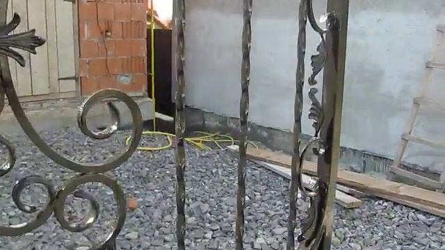 Кованые откатные ворота. Легкая конструкция откатных ворот смотреть онлайн