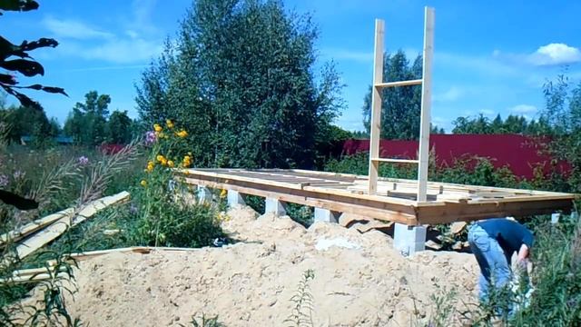 Сам строю домик из самана (соломы). 5 часть. смотреть онлайн