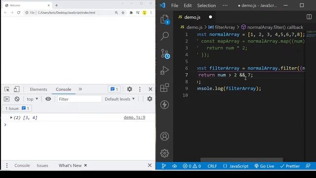 filter in JavaScript (ES6) | map vs filter | JavaScript Full Course | Part -25 | Hindi смотреть онлайн