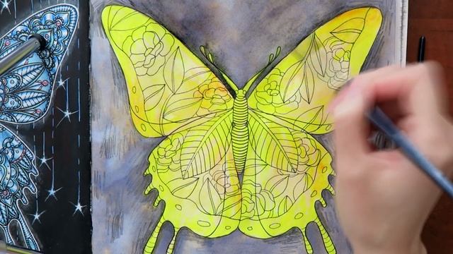 РАСКРАСКА ДНЕВНЫЕ ГРЕЗЫ Процесс раскрашивания