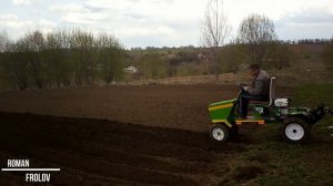 НАРЕЗАЮ БОРОЗДЫ 2022 САМОДЕЛЬНЫЙ МИНИТРАКТОР ИЗ МОТОБЛОКА Aurora COUNTRY 1400 MULTI SHIFT