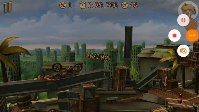 Мото гонки. Класная игра. Trials Frontier. смотреть онлайн