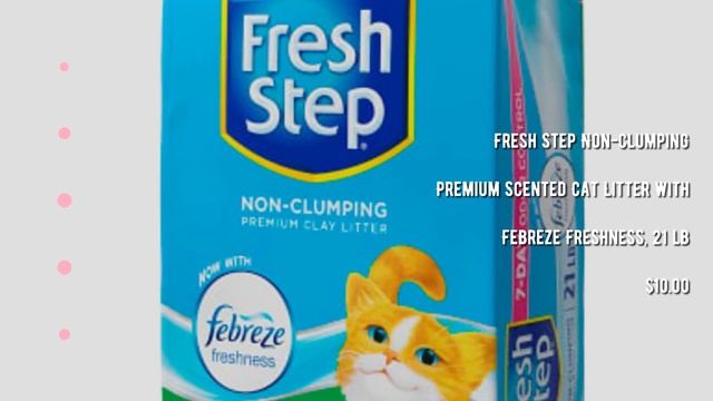 Fresh Step Non-Clumping Premium Scented Cat Litter with Febreze Freshness, 21 lb смотреть онлайн