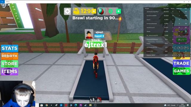 HOODWINK THE GAMER - ROBLOX - GET BIG SIMULATOR GAMEPLAY!!! смотреть онлайн