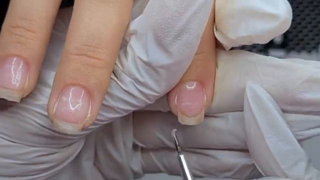 Выравнивание ногтей базой / Работа с моделью смотреть онлайн