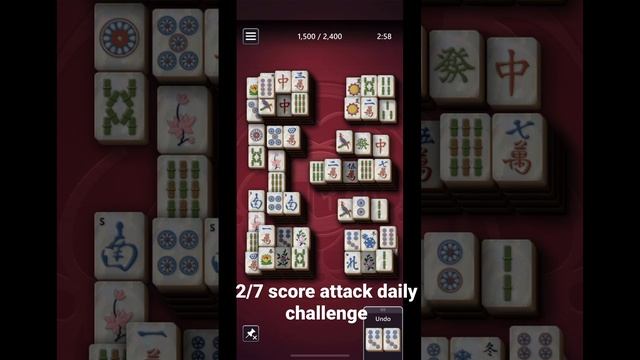 Microsoft Mahjong 2/7 score attack daily challenge solution смотреть онлайн