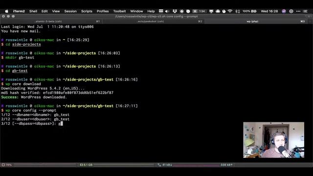 Firing up WordPress sites with WP-CLI and testing streaming stuff смотреть онлайн
