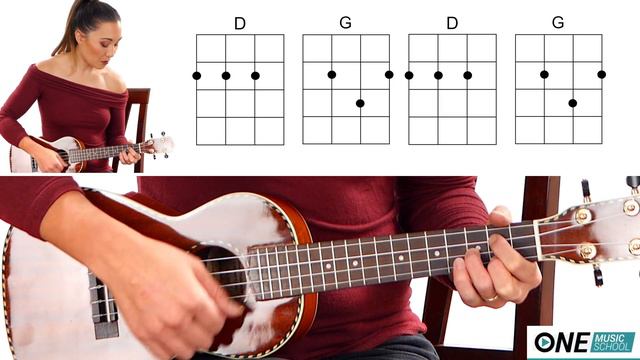 Silent Night Easy Ukulele Tutorial for Beginners with Play Along смотреть онлайн