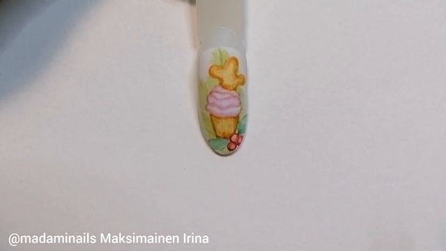 New Year's nailart. Watercolor.☃️❄️.Дизайн ногтей на Новый год, акварель.?#nailart #christmasnails смотреть онлайн