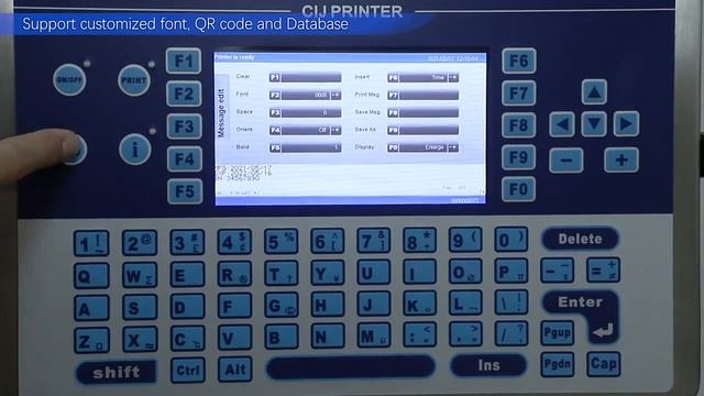 PRIMA B600 plus inkjet printer with black ink 32 dots date coding machine смотреть онлайн
