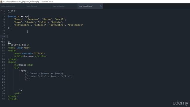 023 Ciclo Foreach PHP смотреть онлайн
