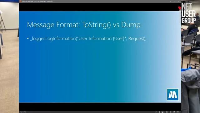 Wisconsin .Net User Group - But It was Logged! смотреть онлайн