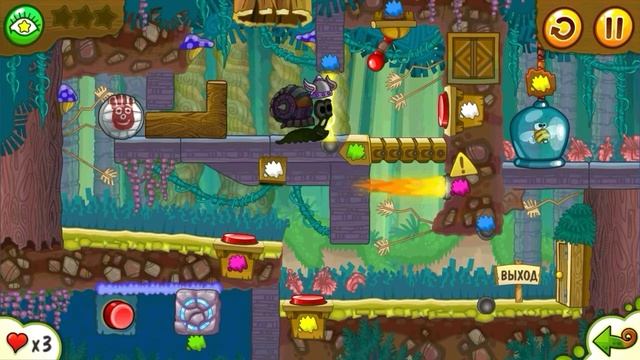 Прохождение игры #4 Улитка Боб 2. Snail Bob 2. Островная история. Уровни с 19 по 24. смотреть онлайн