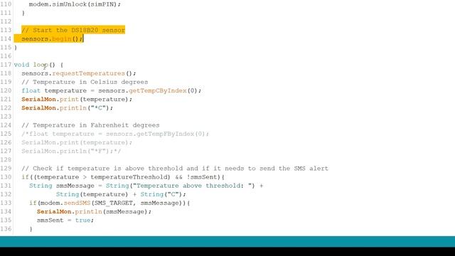 ESP32 SIM800L: Send Text Messages (SMS Alert) with Sensor Readings смотреть онлайн