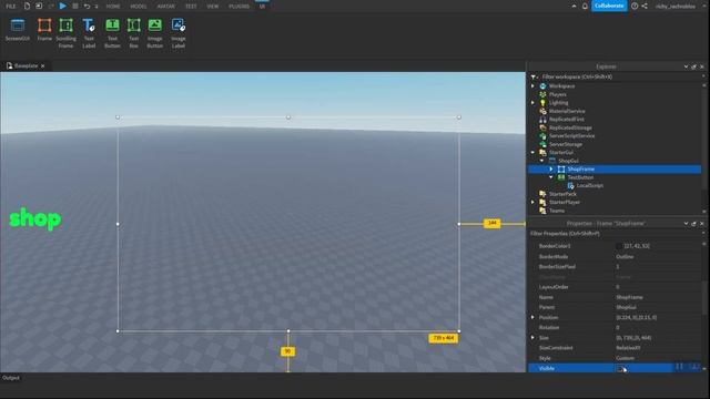 How to make a gui that opens and closes with a button (Roblox studio tutorial) смотреть онлайн