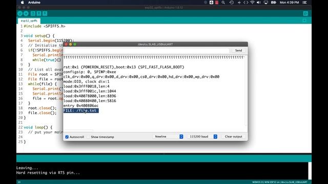 ESP32 Save Data To SPIFFS Flash Memory w/ Arduino (Mac OSX and Windows) | File System Storage смотреть онлайн