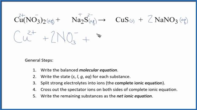 How to Write the Net Ionic Equation for Cu(NO3)2 + Na2S = CuS + NaNO3 смотреть онлайн