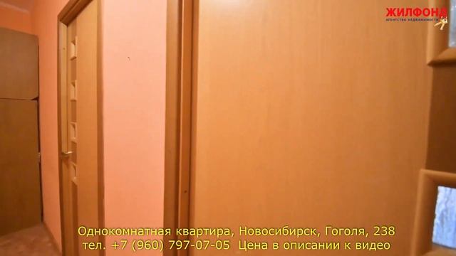 Купить квартиру в Новосибирске - Однокомнатная квартира, ул Гоголя. Агентство недвижимости ЖИЛФОНД смотреть онлайн