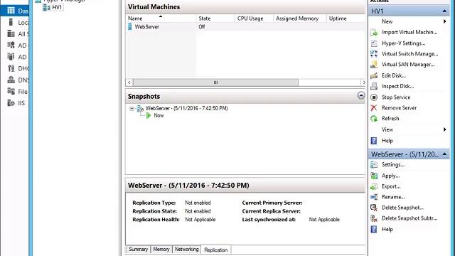 Creating and Deleting Snapshots in Hyper V Windows 2012 R2 Step by Step Tutorial смотреть онлайн