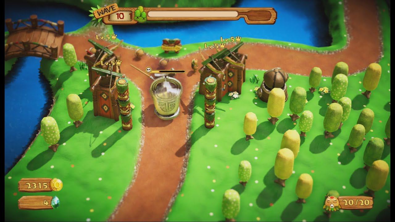 PixelJunk™ Monsters 2 - Статуя против четырех луков 5lvl смотреть онлайн