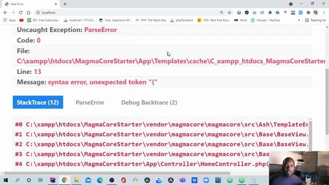 Building a PHP application using MagmaCore Framework | PHP | MVC | Controller | Templating| Part 4 смотреть онлайн