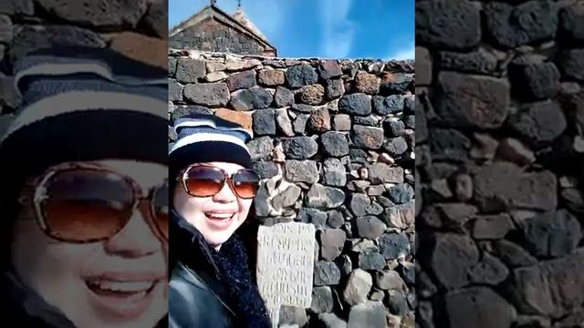 Armenia Trip @ Sevan Lake hill top (Jan 2018) смотреть онлайн