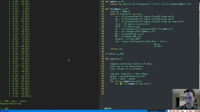 Dan Does Data: Tensor Flow, Mahalanobis Distance Implementation 2 смотреть онлайн