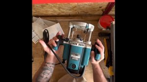 Unboxing my new tools strong Routers Makita RP2303FCXJ